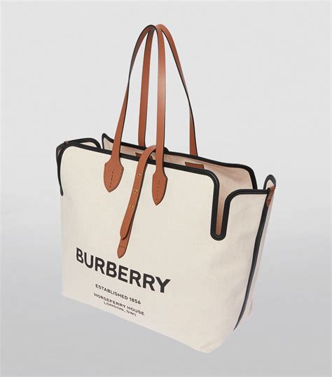 burberry wide strap tote|Burberry large belt tote bag.